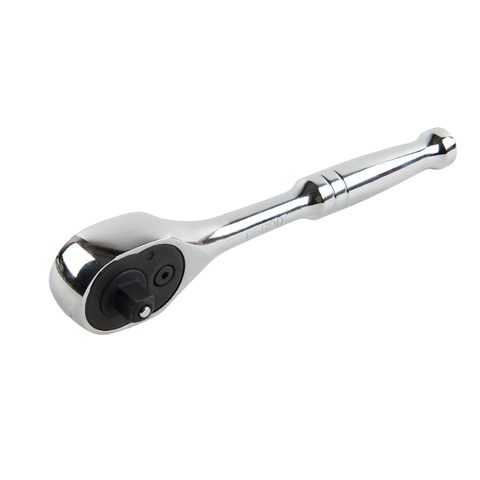 Klein Tools 65620 4-3/4-Inch Ratchet, 1/4-Inch Drive - detail view