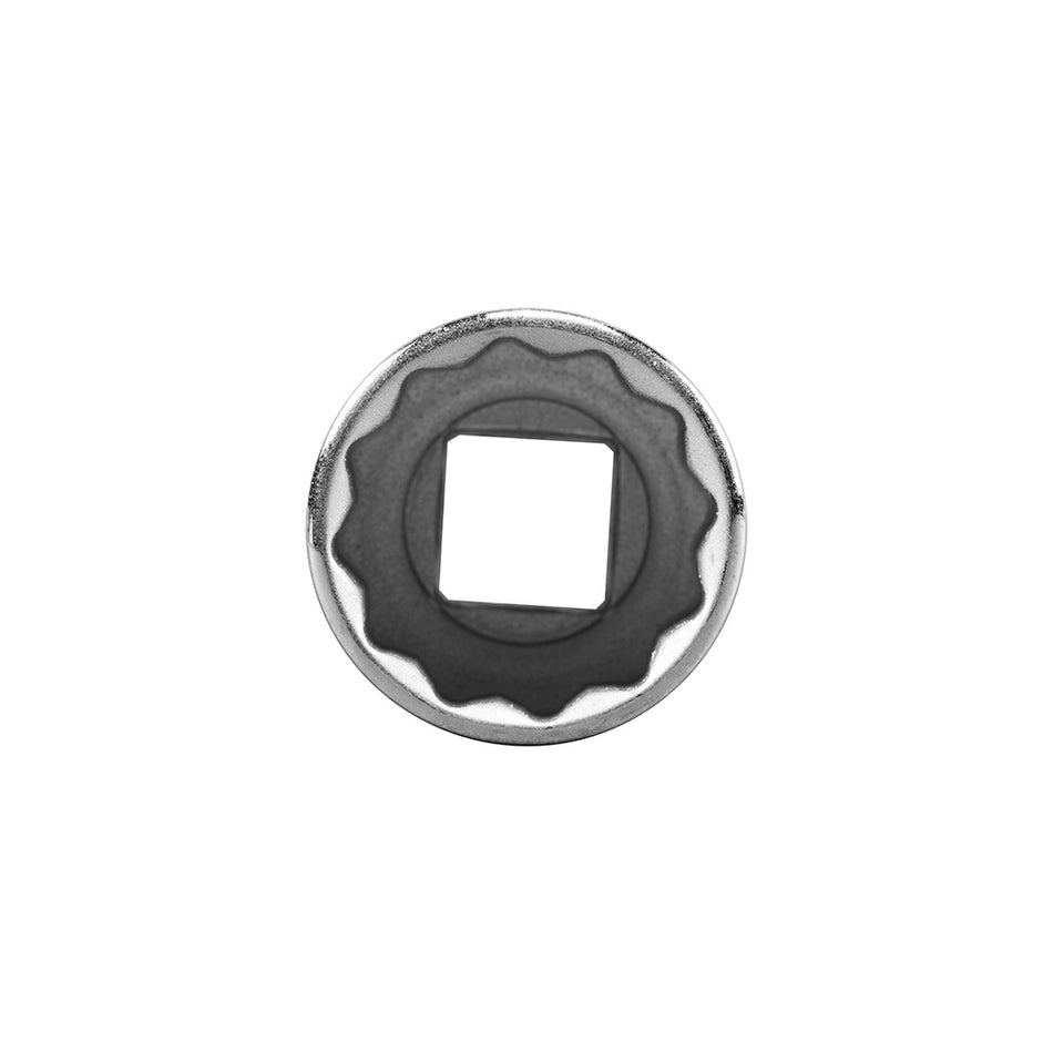 Klein Tools 65809 1-Inch Standard 12 Point Socket, 1/2-Inch Drive - alternate angle 1