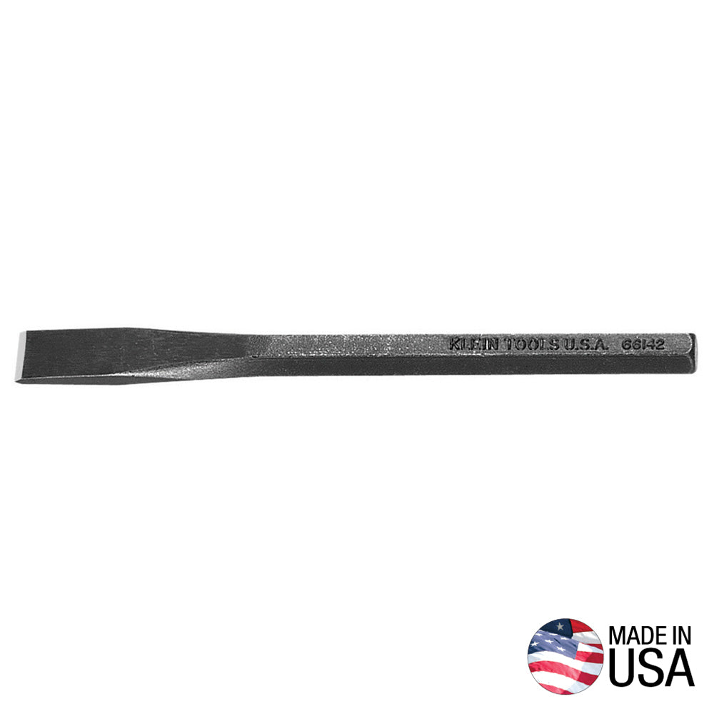 Klein Tools 66143 Cold Chisel, 5/8 x 6-1/2-Inch - detail view