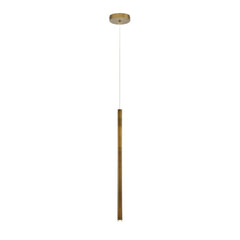 Eurofase Navada 24" LED Pendant, Brushed Brass, front view