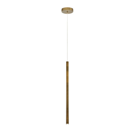 Eurofase Navada 24" LED Pendant, Brushed Brass, front view