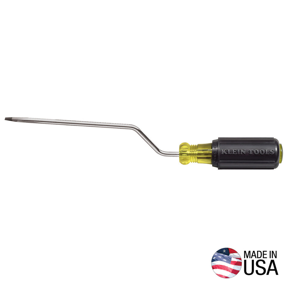 Klein Tools 670-3 3/16-Inch Cabinet Tip Screwdriver Rapi-Driv - detail view