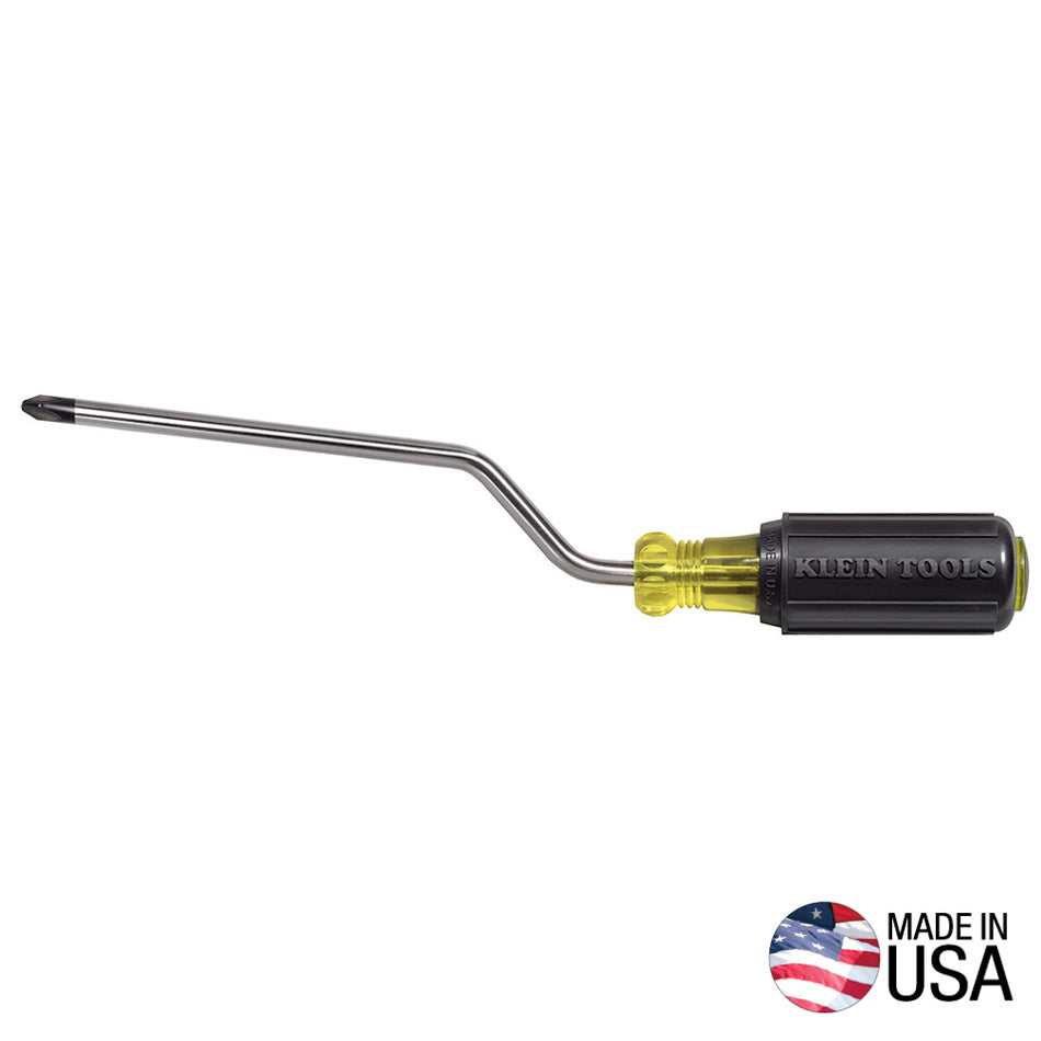 Klein Tools 682-6 #2 Phillips Screwdriver, Rapi-Driv® 6-Inch Shank - detail view