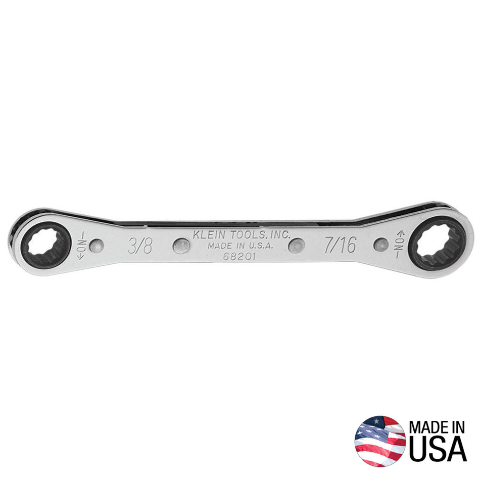 Ratcheting Box Wrench 3/8 x 7/16-Inch