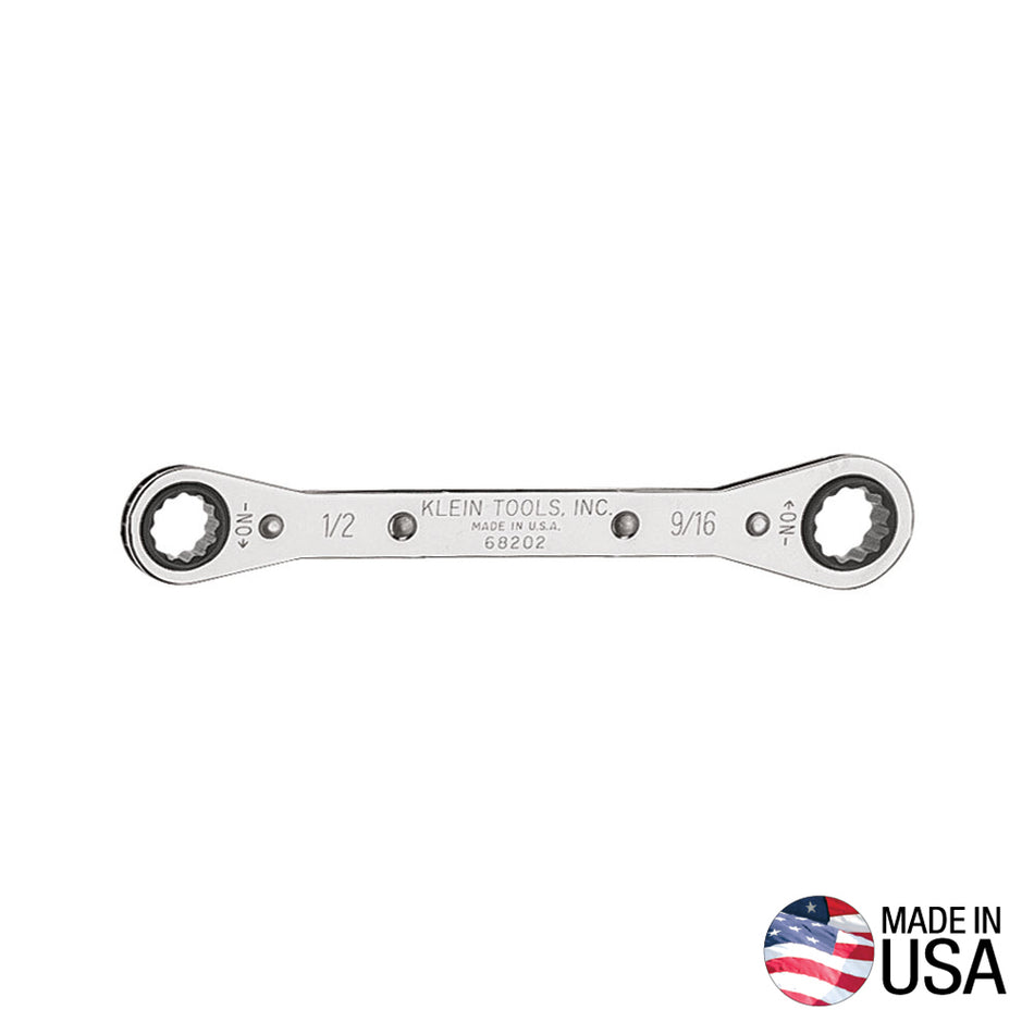 Ratcheting Box Wrench 1/2 x 9/16-Inch