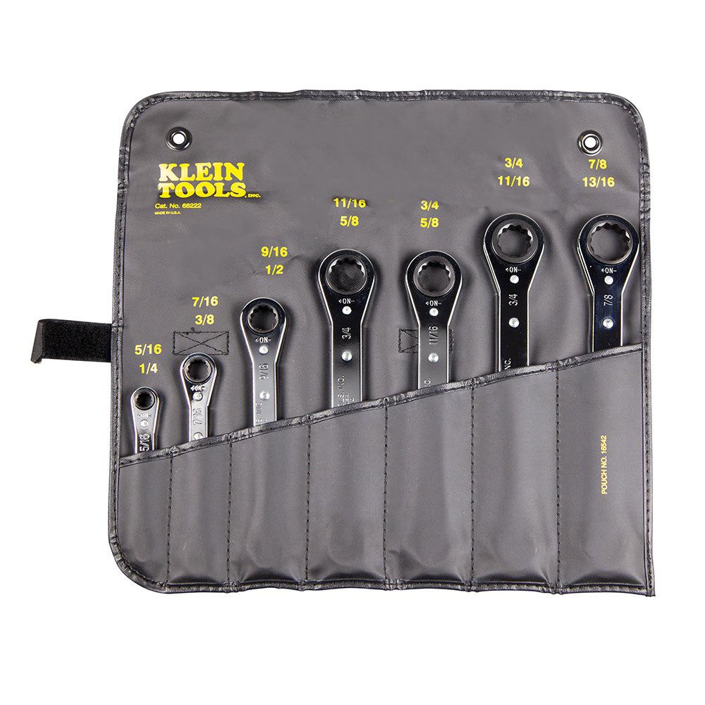 7 Piece Ratcheting Box Wrench Set