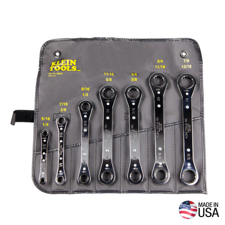 7 Piece Ratcheting Box Wrench Set