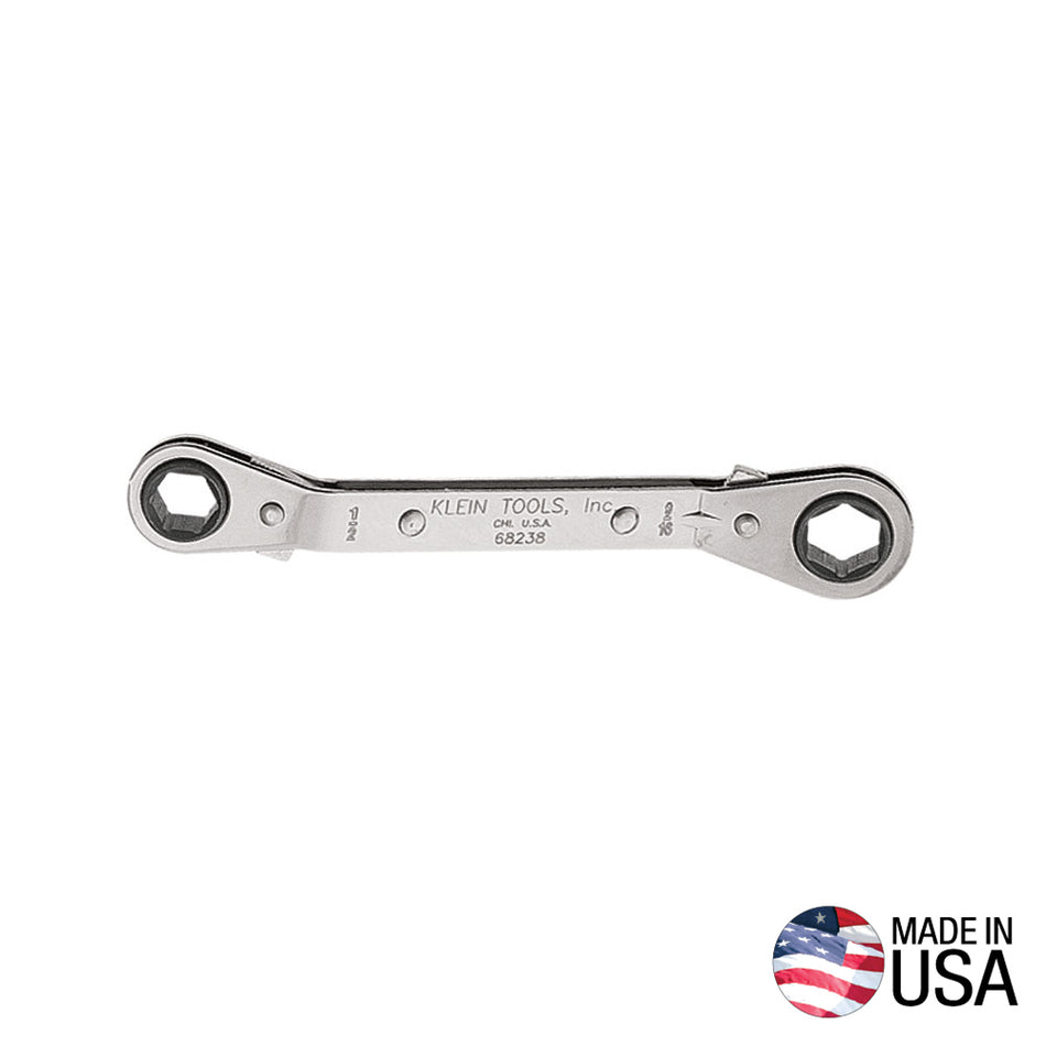 Offset Box Wrench, Reversible, 1/2 x 9/16-Inch