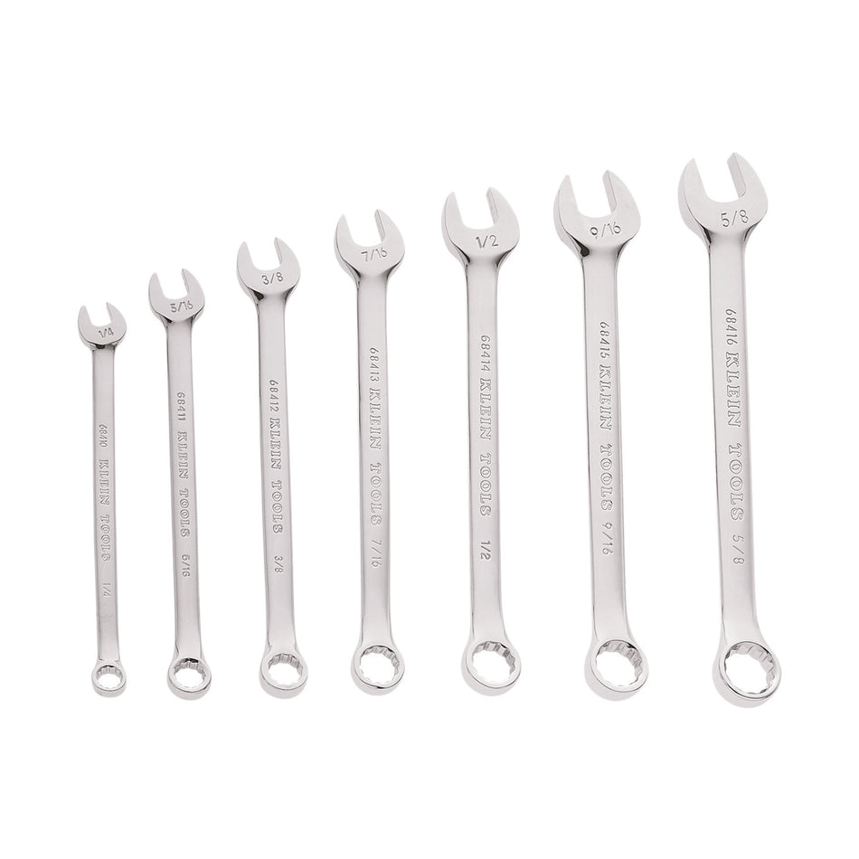 Combination Wrench Set, 7-Piece