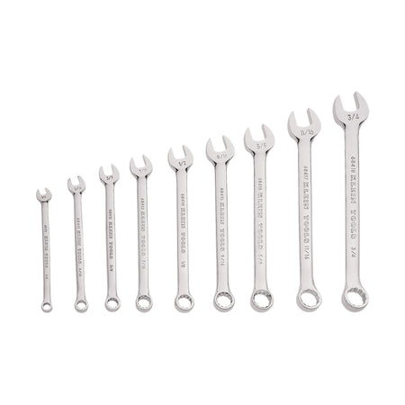 Combination Wrench Set, 9-Piece