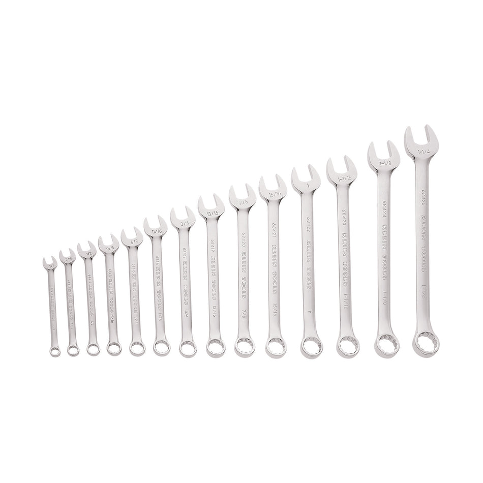Combination Wrench Set, 14-Piece