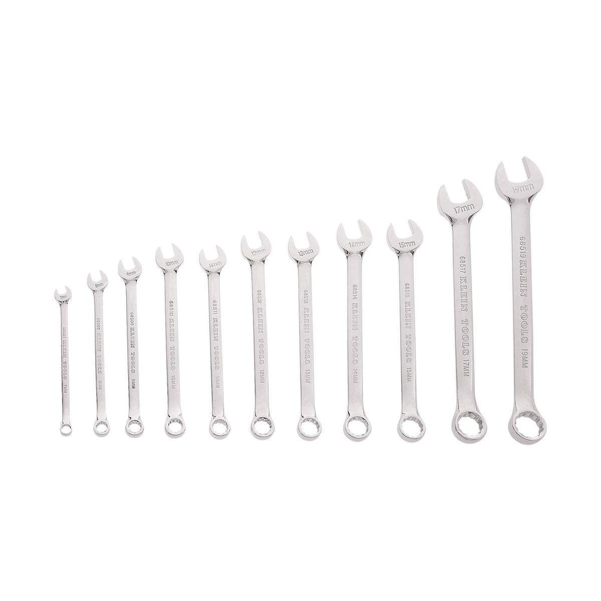 Metric Combination Wrench Set, 11-Piece