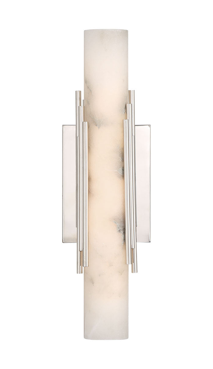 Eurofase Venna Wall Sconce, Polished Nickel, front view