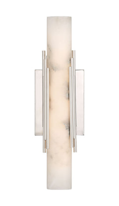 Eurofase Venna Wall Sconce, Polished Nickel, front view