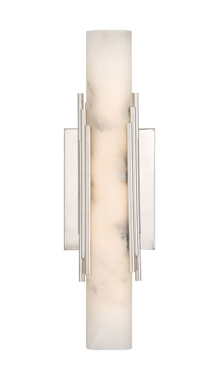 Eurofase Venna Wall Sconce, Polished Nickel, front view