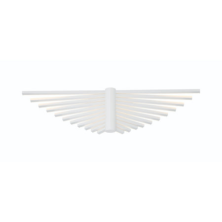 Eurofase Seraph 25" LED Wall Sconce, Matte White, front view