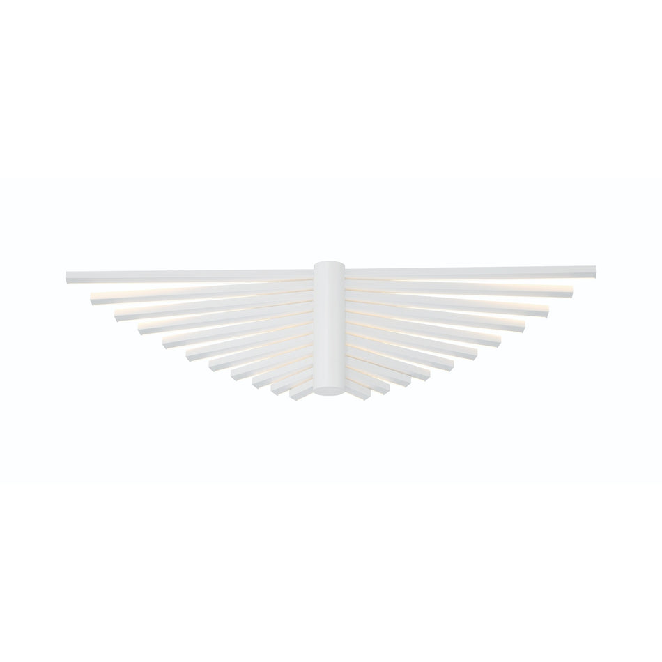 Eurofase Seraph 25" LED Wall Sconce, Matte White, front view