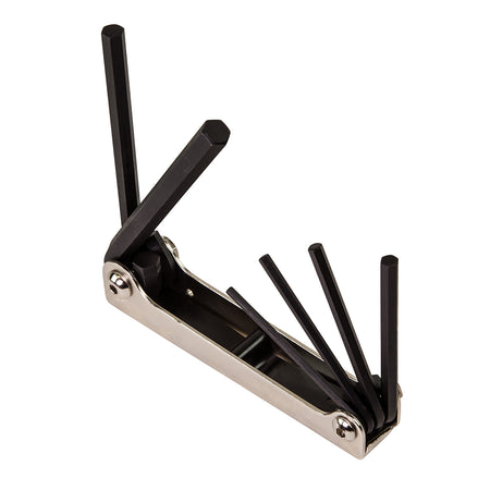 Folding Hex Key Set, Six-Key, Metric Sizes