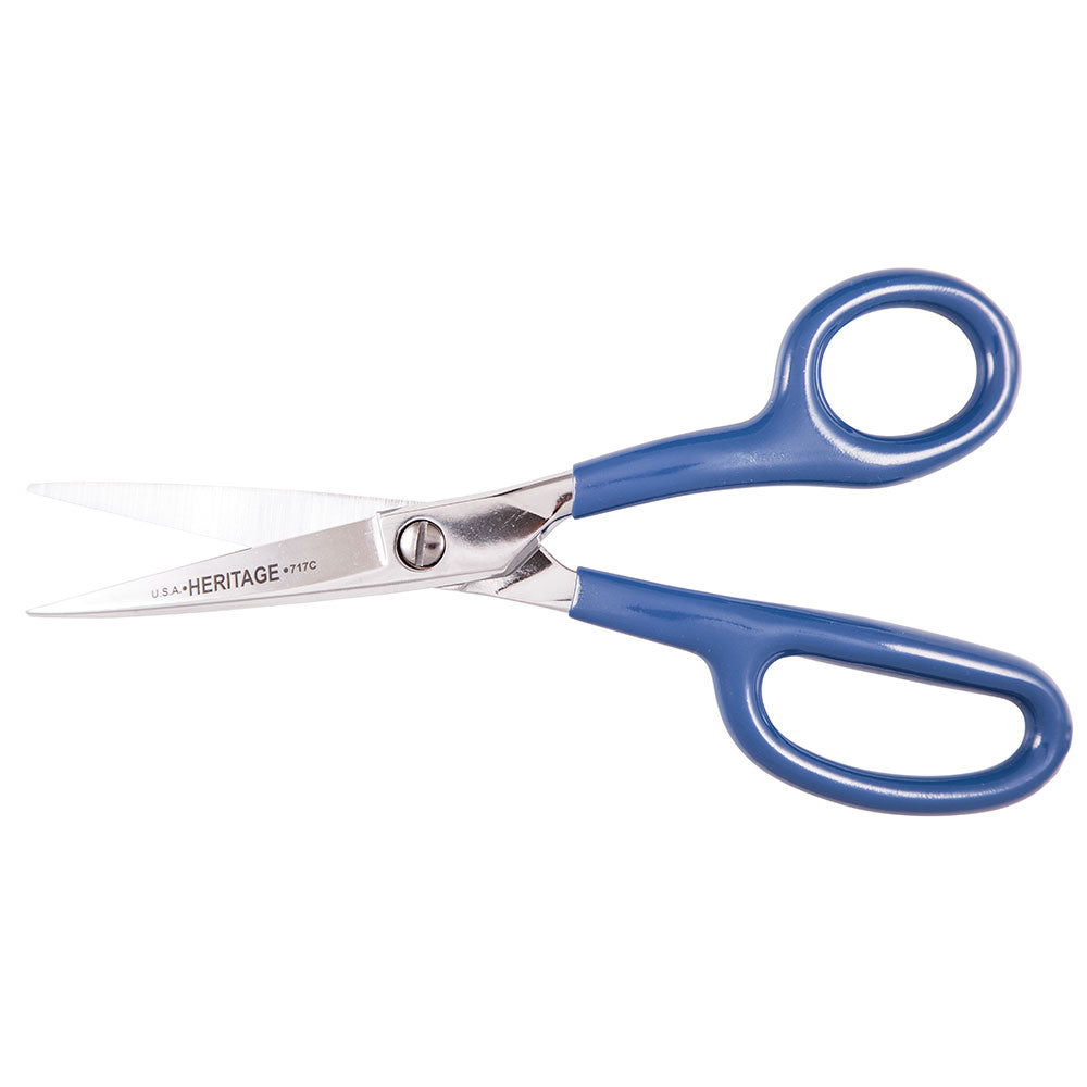 Curved Carpet Napping Shear, Coated, 7-7/8-Inch