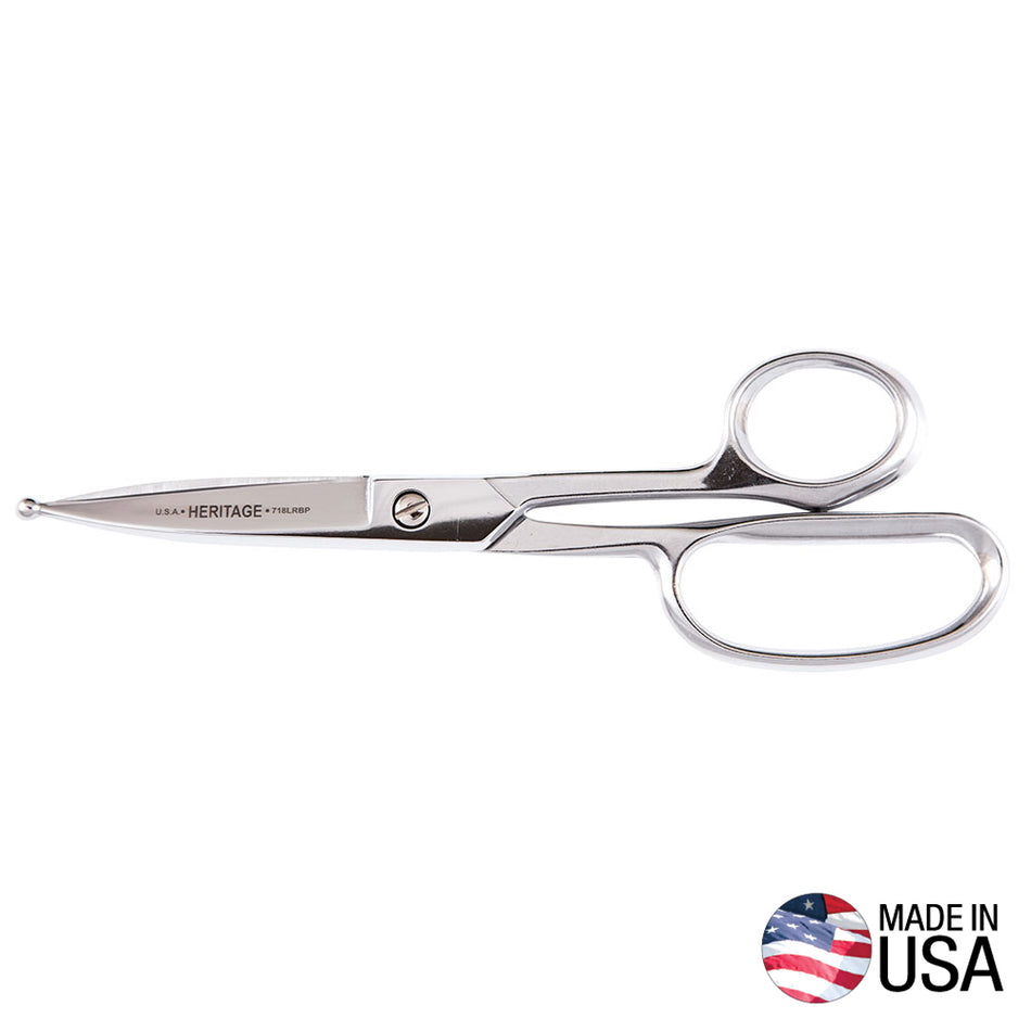 Heavy Duty Shear Large Ring, Ball Tips, 9-1/8-Inch