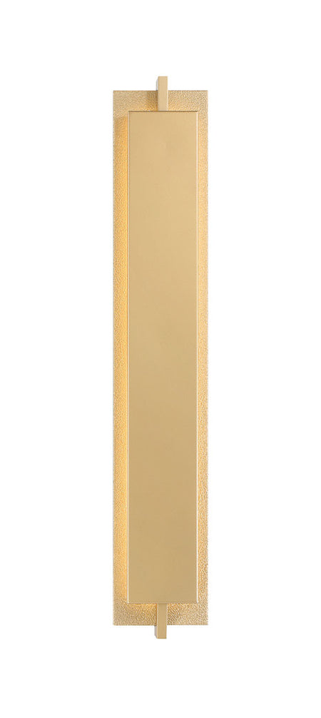Eurofase Tribek 32" LED Outdoor Wall Light, Gold, front view