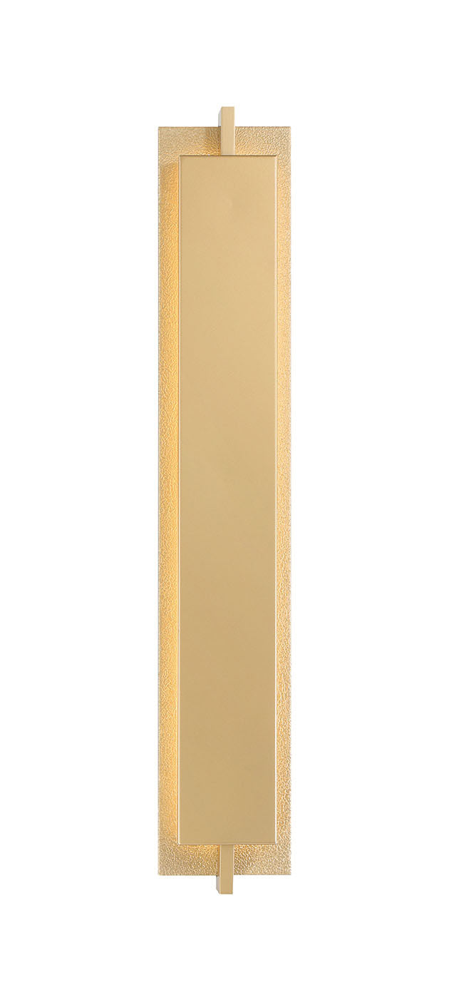 Eurofase Tribek 32" LED Outdoor Wall Light, Gold, front view