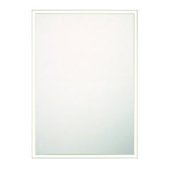 Eurofase Nixon 30" x 42" LED Mirror, Anodized Silver, front view
