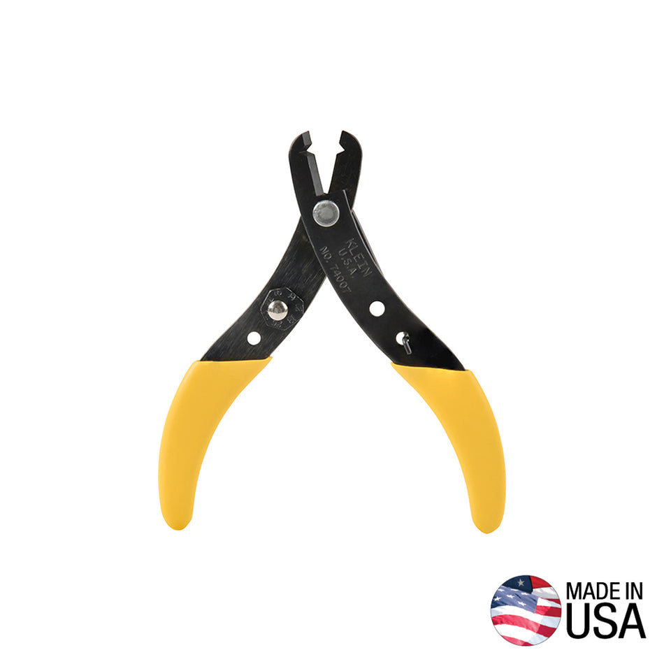 Klein Tools 74007 Adjustable Wire Stripper Solid and Stranded Wire - detail view