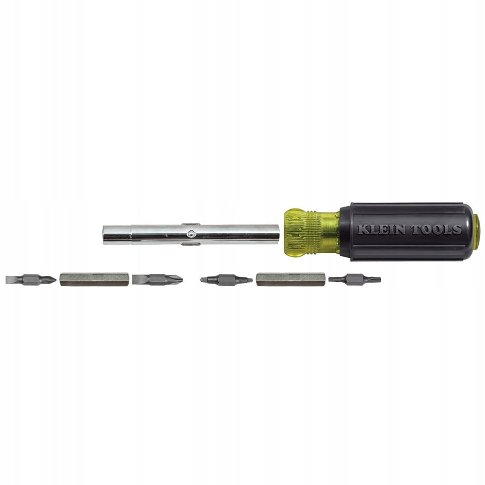 A photo of a Screwdriver/Nut Drivers, by 11-in-1 Screwdriver/Nut Driver - Klein Tools eCommerce - Maple Electric Supply 