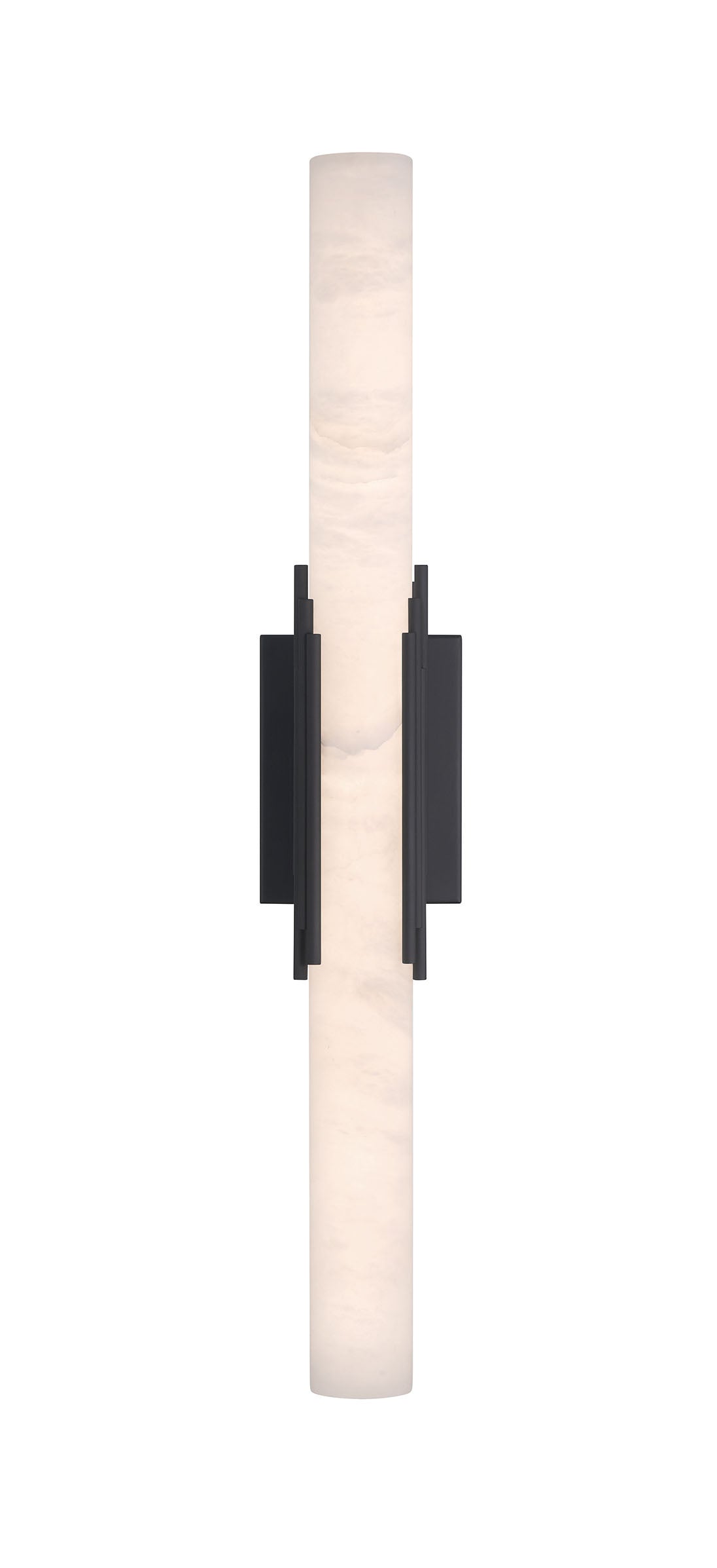Eurofase Venna 28" Outdoor Wall Light, Urban Bronze with Alabaster, front view
