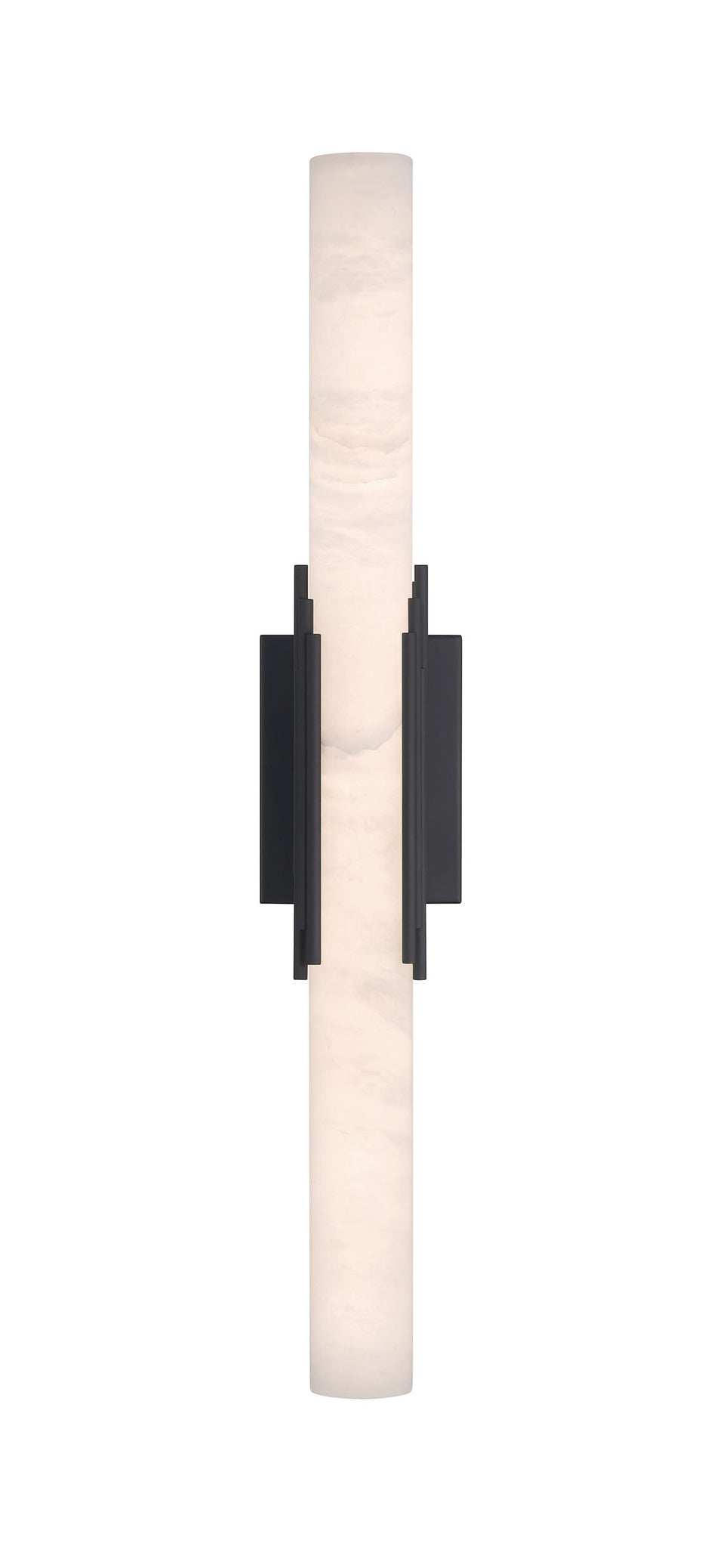 Eurofase Venna 28" Outdoor Wall Light, Urban Bronze with Alabaster, front view