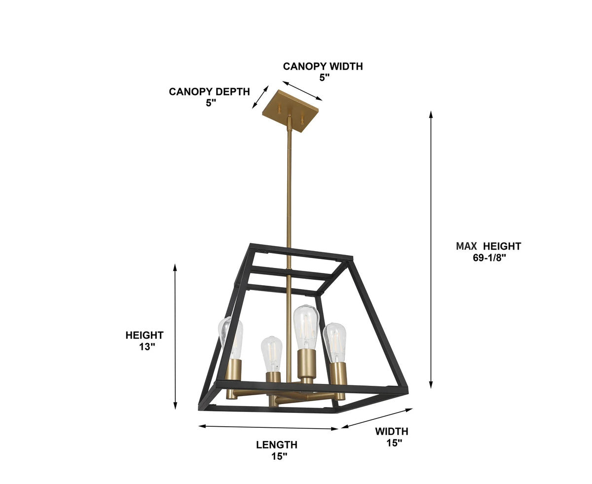 805202 MRCPD052 4 Light Pendants Light