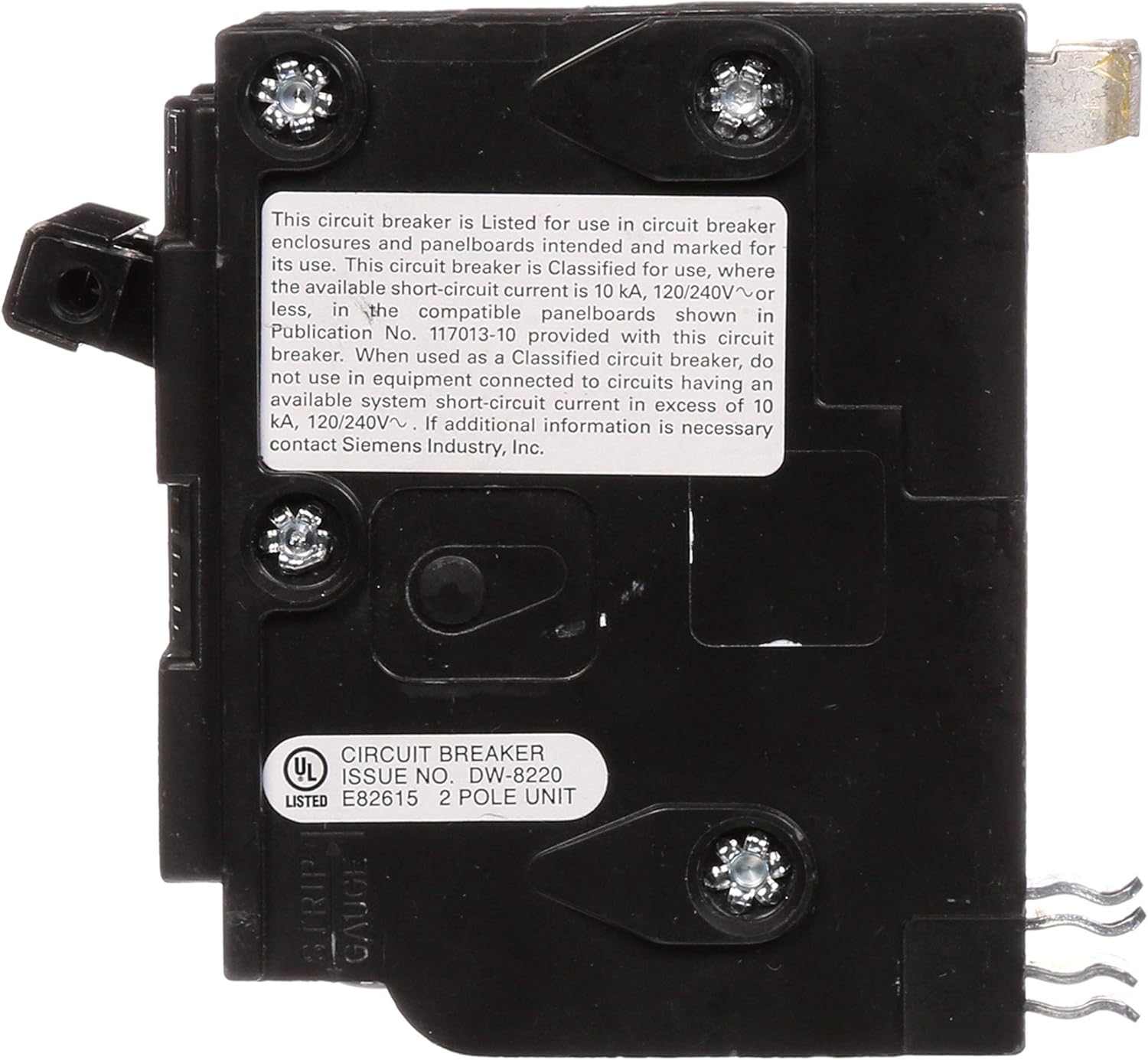 A photo of a Breakers, by Q250 - Siemens - 50 Amp Circuit Breaker - Siemens eCommerce - Maple Electric Supply 