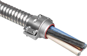 Arlington 8413 - 1-1/4" 2 Screw Adaptable Cable Connector - Zinc, Steel