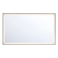 Eurofase Lenora 28" x 36" LED Mirror, Anodized Black, front view
