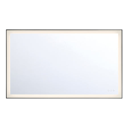 Eurofase Lenora 28" x 36" LED Mirror, Anodized Black, front view