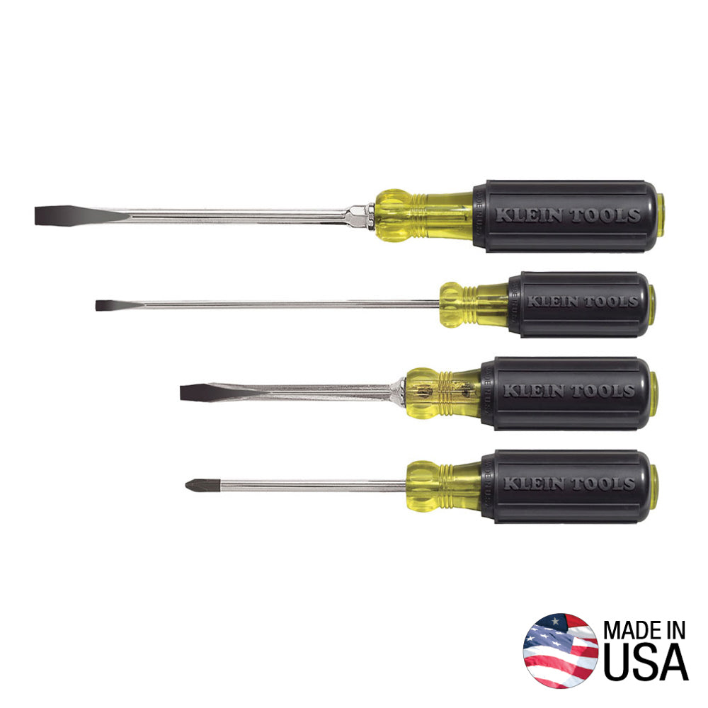 4 Piece Cushion-Grip Screwdriver Set
