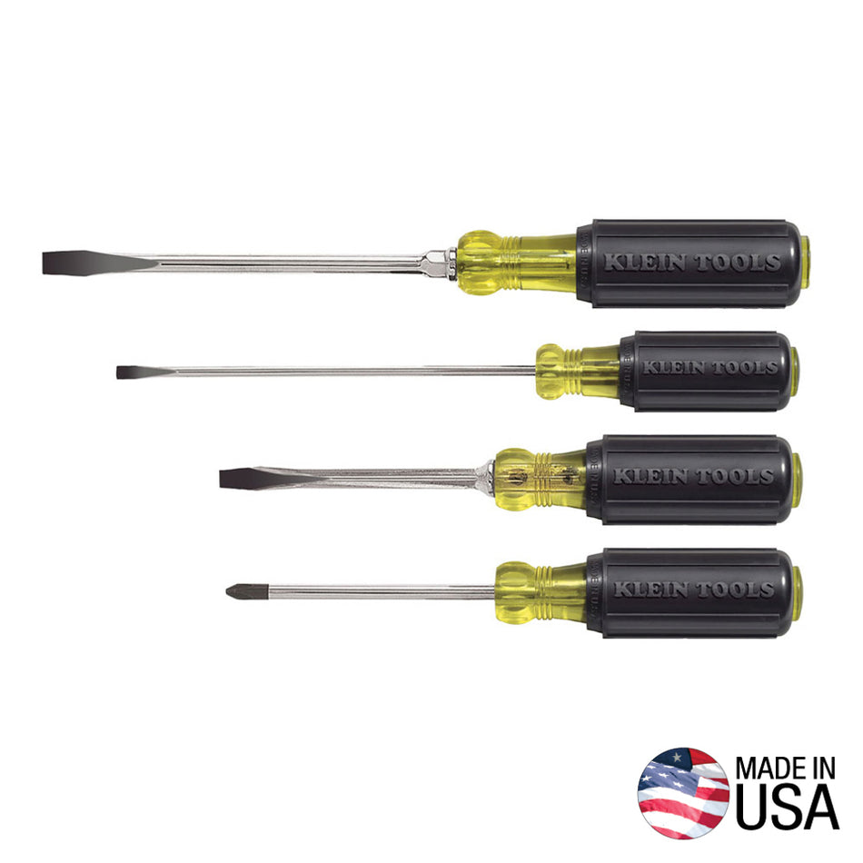 Klein Tools 85105 4 Piece Cushion-Grip Screwdriver Set - detail view