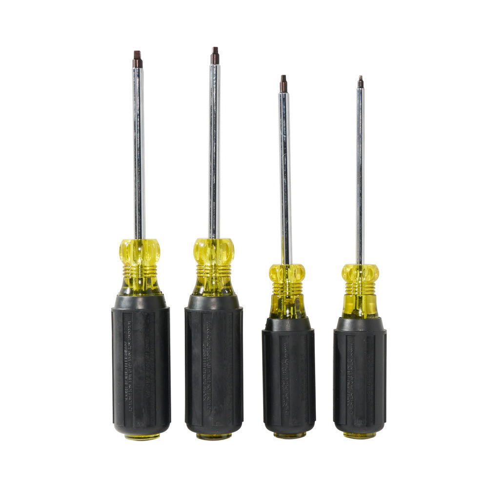 4 Piece Square Recess Screwdriver Set
