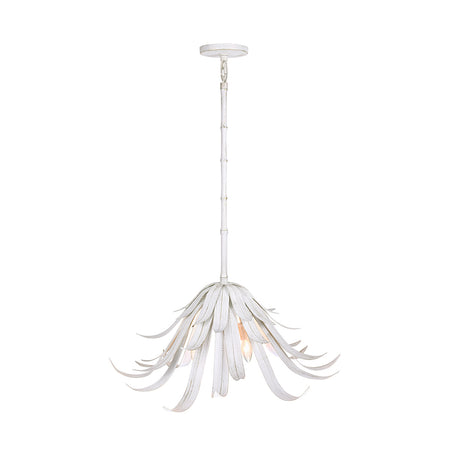 Eurofase Kagra 24" 3-Light Chandelier, Antique Brass, front view