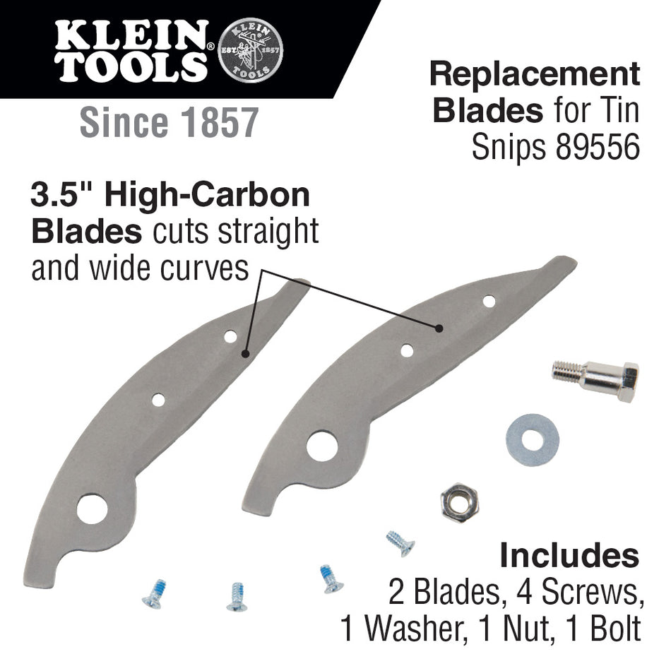 Klein Tools 89555 Replacement Blade for Tin Snips Cat. No. 89556 - feature detail