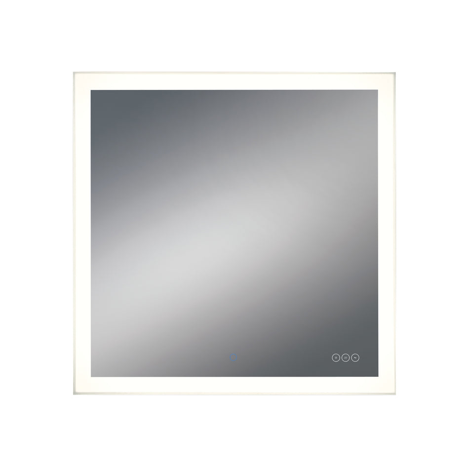 Eurofase Odessa 32" x 32" LED Mirror, Mirror, front view