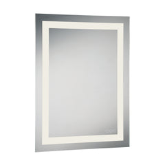 Eurofase Aspen 24" x 32" LED Mirror, Anodized Silver, front view