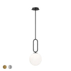 Eurofase Prospect 10" Pendant, Matte Black with White Glass Default Title
