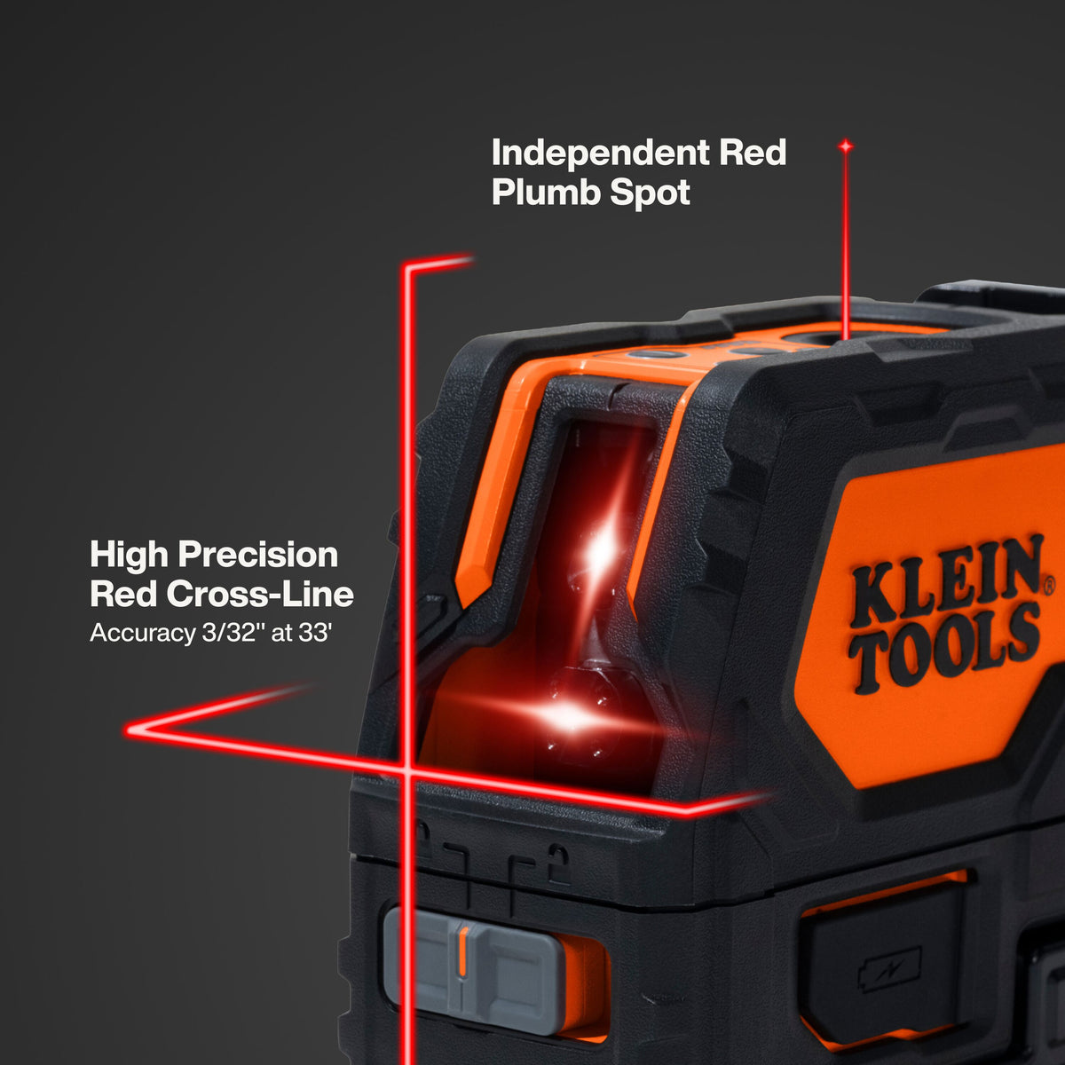 93LCLS Self-Leveling Cross-Line Laser Level with Plumb Spot