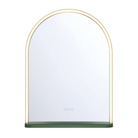 Eurofase Serin 1" x 24" Mirror Accessory, Kombu Green, front view