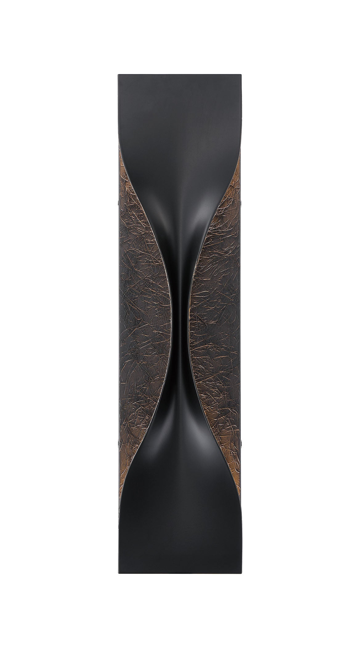 Eurofase Shayla 24" LED Outdoor Wall Light, Sisal Gold Black Mix, front view