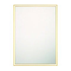 Eurofase Nixon 30" x 42" LED Mirror, Anodized Gold, front view