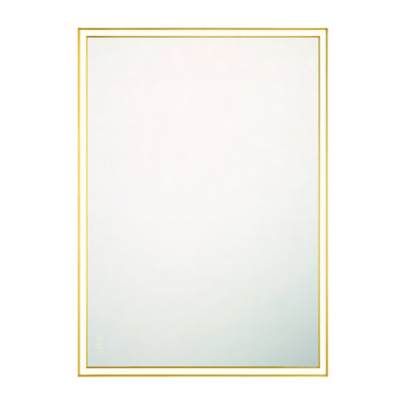 Eurofase Nixon 30" x 42" LED Mirror, Anodized Gold, front view