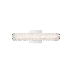 Eurofase Sassi 18" LED Vanity, Chrome, front view